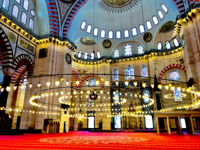 Inside of Süleymaniye Mosque